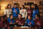 Group Wearing Hoodies - Indoor