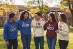 Group Wearing Hoodies - Outdoor