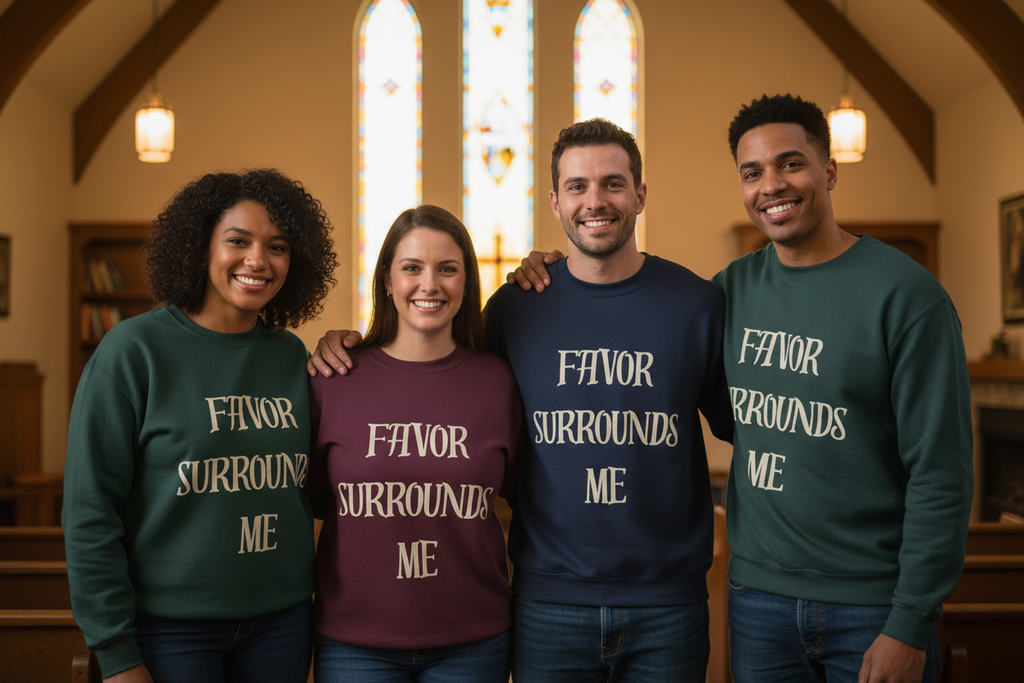 Group Wearing Sweatshirts - Community