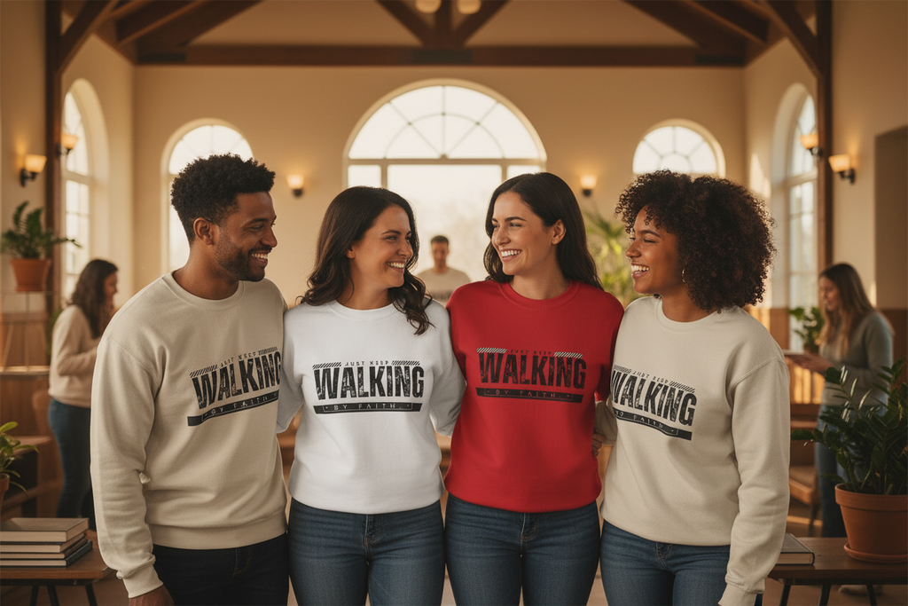 Group Wearing Sweatshirts - Community