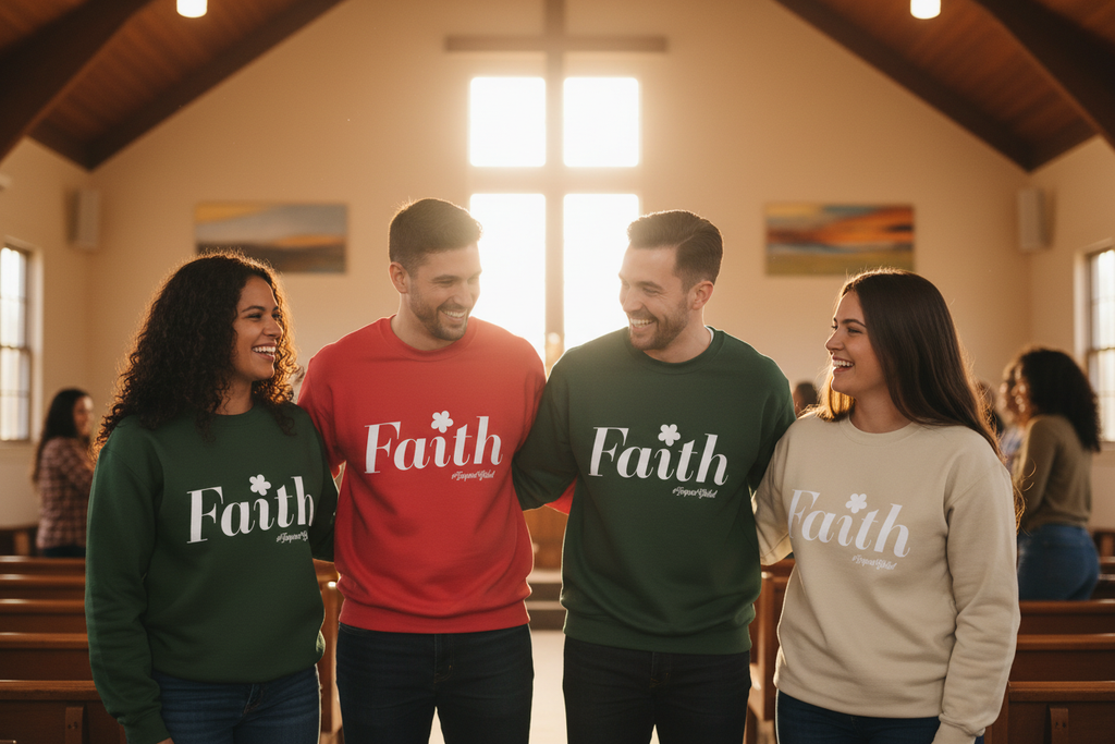 Group Wearing Sweatshirts - Community