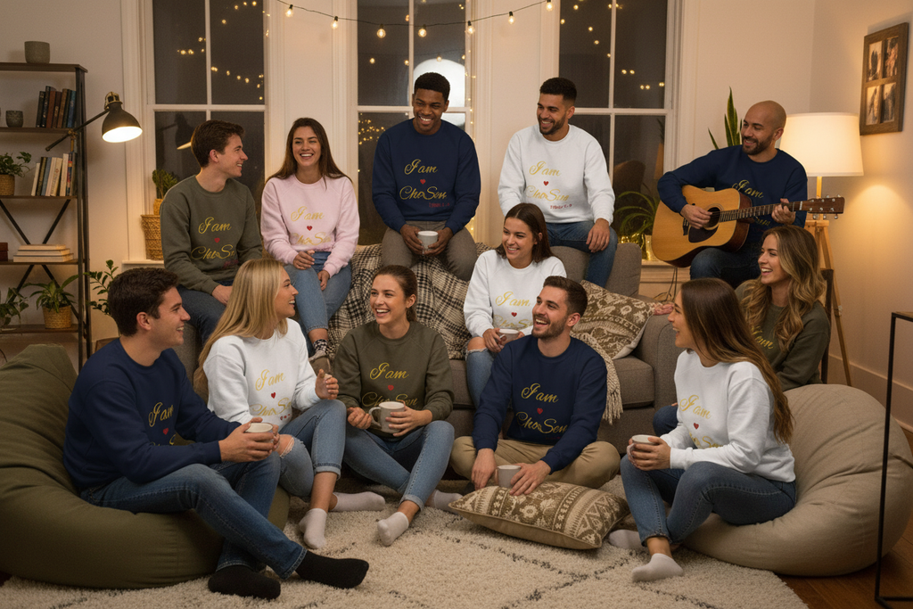 Group Wearing Sweatshirts - Indoor