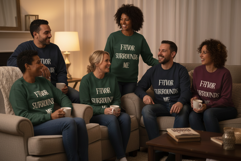 Group Wearing Sweatshirts - Indoor