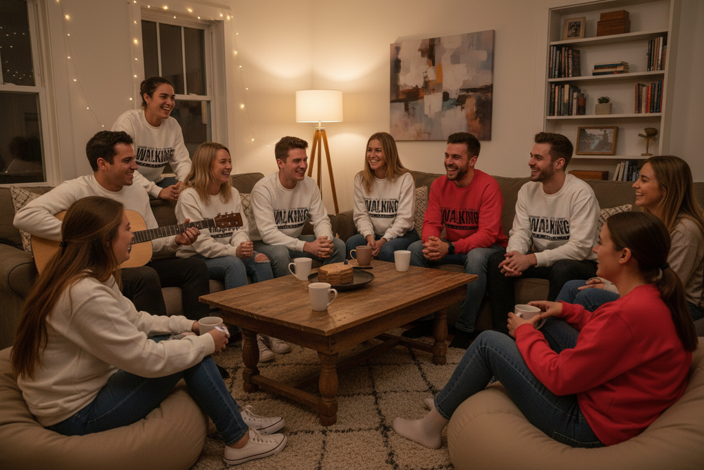 Group Wearing Sweatshirts - Indoor