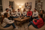 Group Wearing Sweatshirts - Indoor