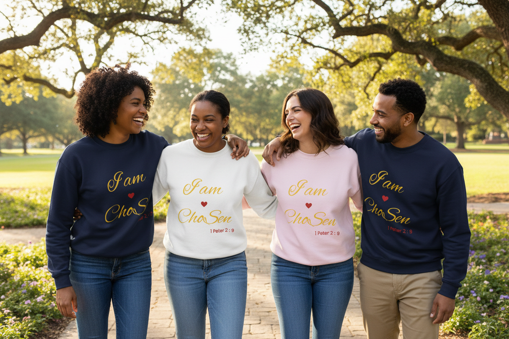 Group Wearing Sweatshirts - Outdoor
