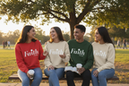 Group Wearing Sweatshirts - Outdoor