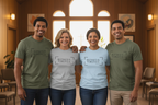 Group Wearing T-Shirts - Community