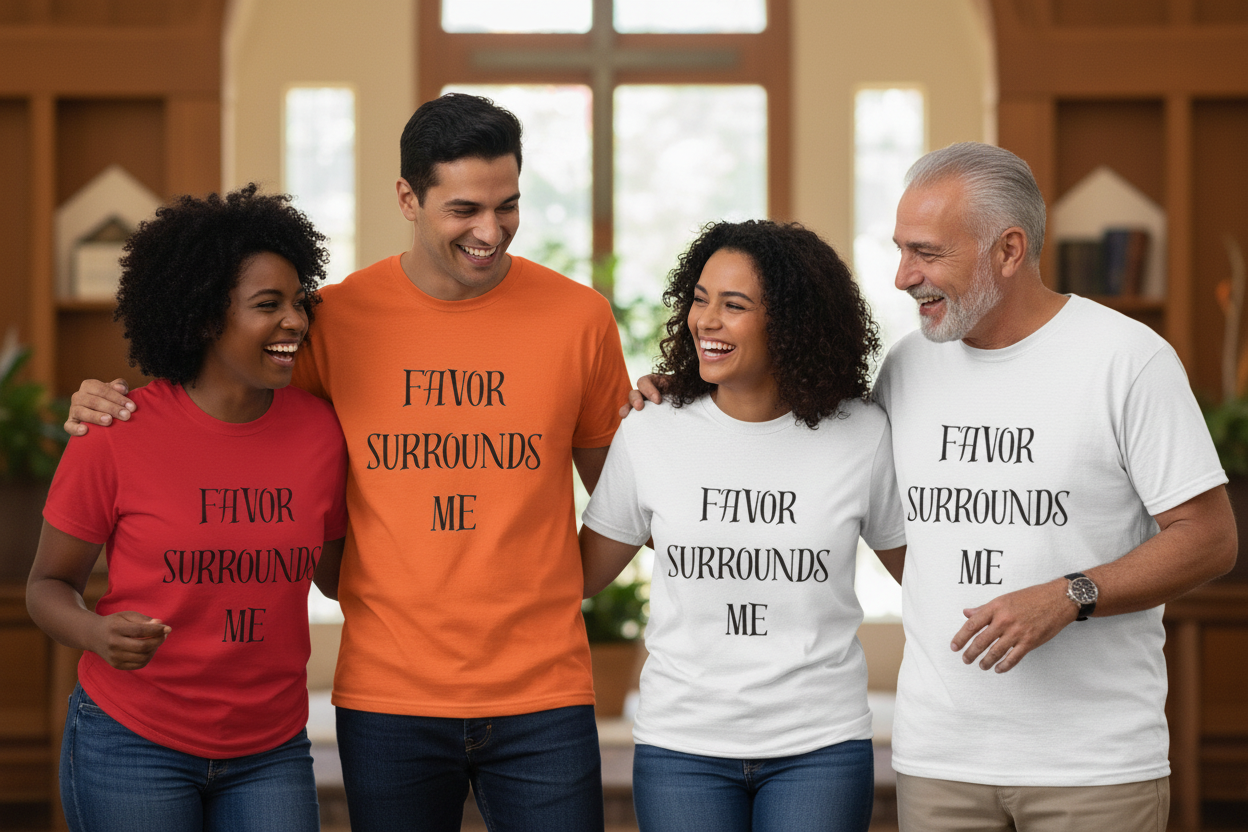 Group Wearing T-Shirts - Community