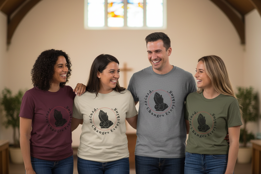 Group Wearing T-Shirts - Community