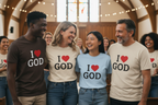 Group Wearing T-Shirts - Community