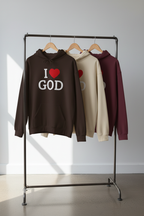Hoodies on Clothing Rack