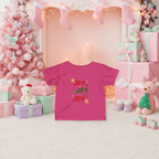 Joy Joy Joy Infant T-Shirt - Bright Pink