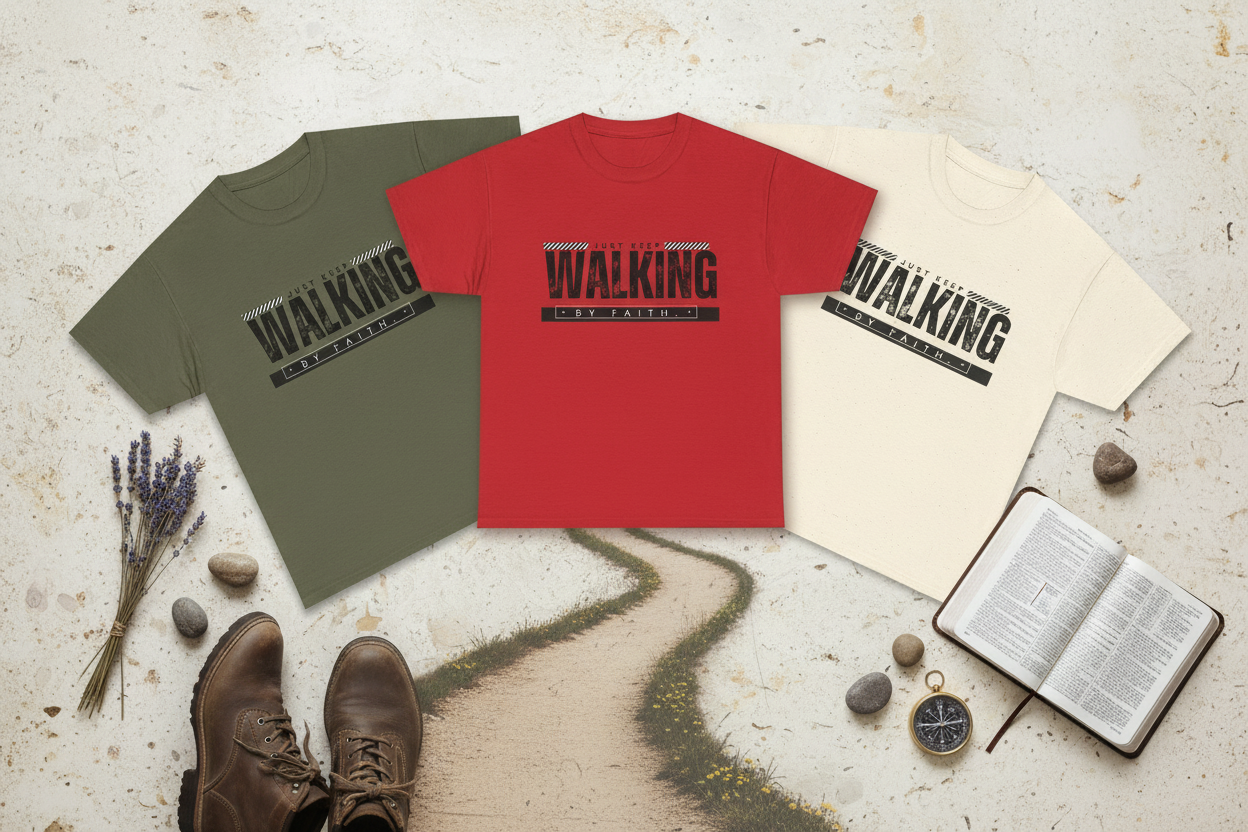 Just Keep Walking By Faith Collection - All Colors