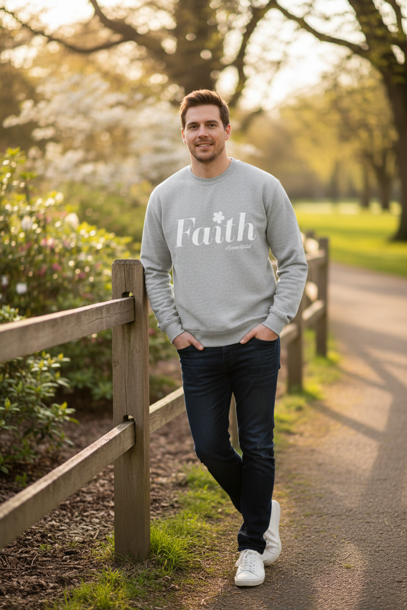 Light Gray Sweatshirt Worn