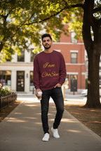 Man in Maroon Sweatshirt