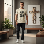 Man Of God T-Shirt - Cream/Beige