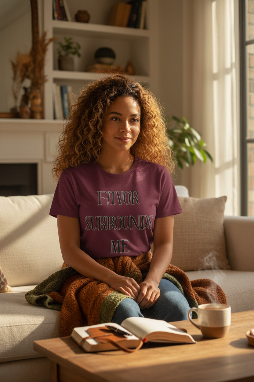 Maroon T-Shirt Worn
