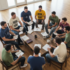 Men's Circle - Overhead View