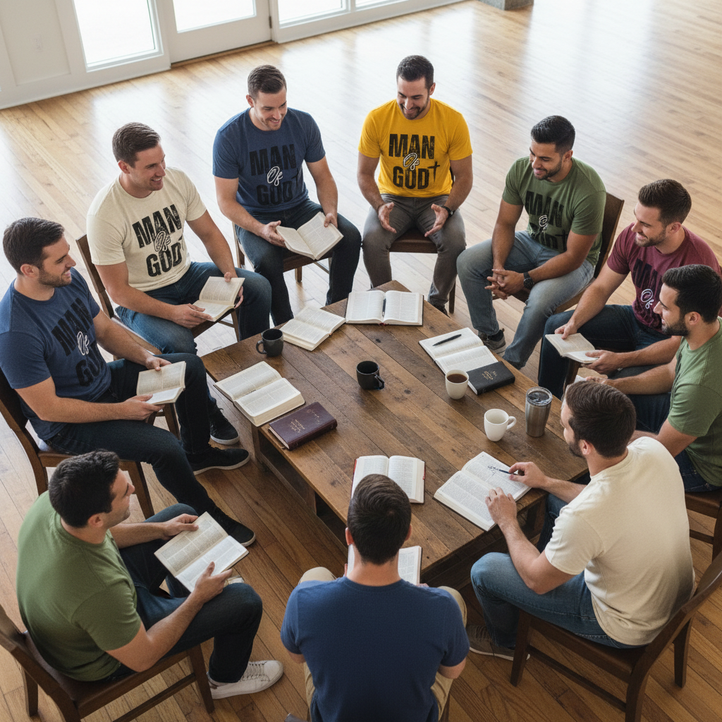 Men's Circle - Overhead View