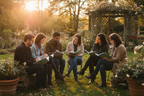 Outdoor Circle Gathering