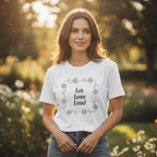 Person wearing Let Love Lead t-shirt