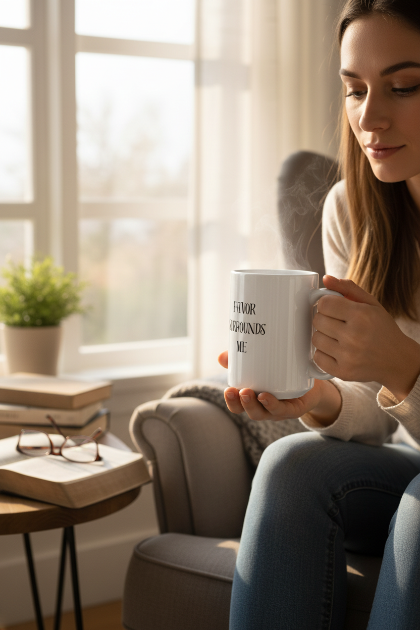 Person with Large Mug