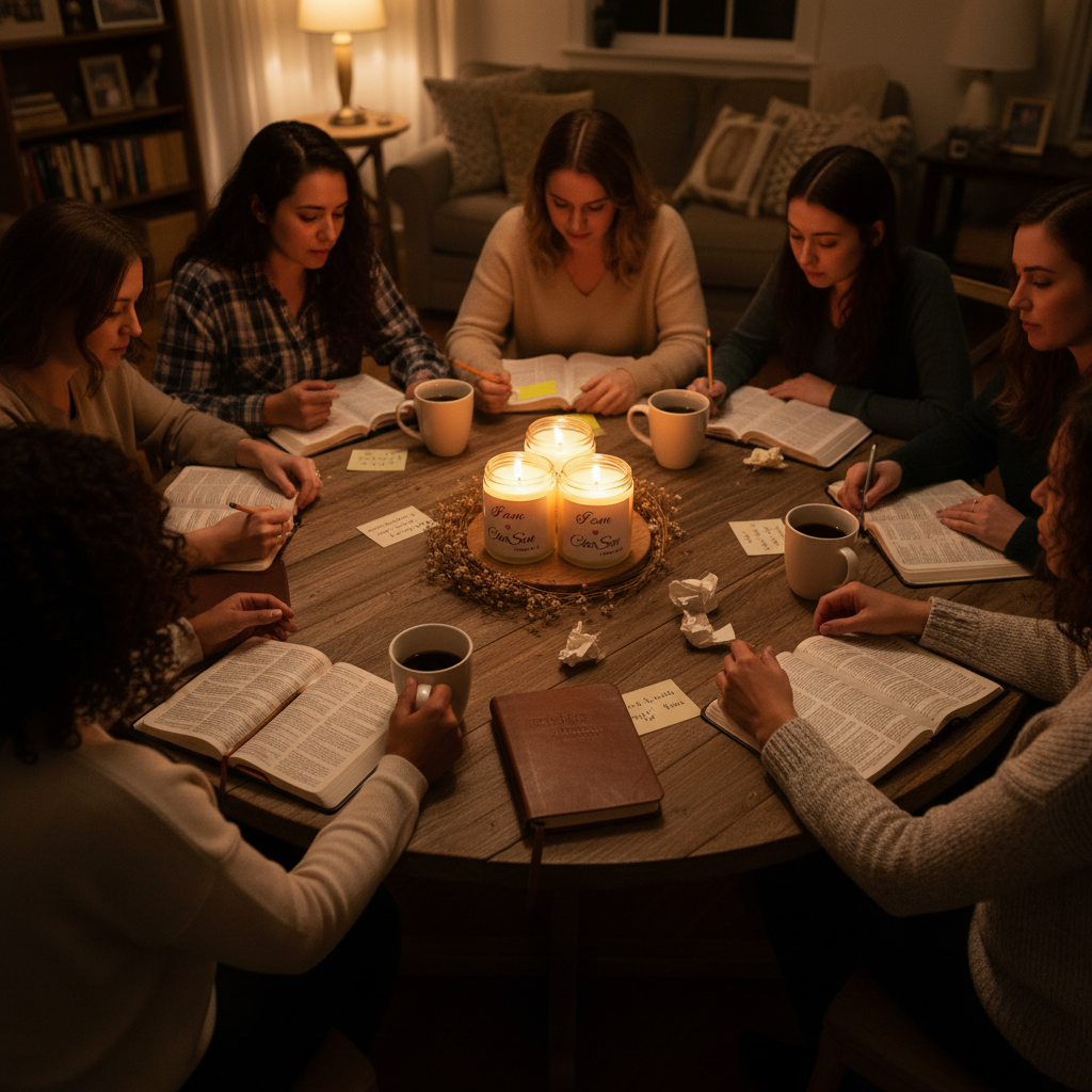 Prayer Circle - Overhead View