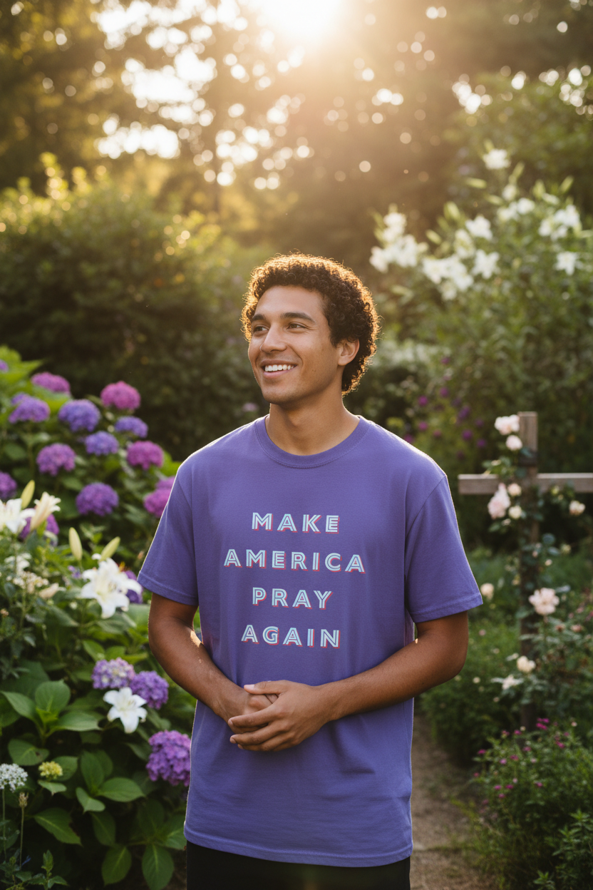 Purple T-Shirt Worn