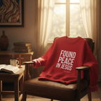 Red Sweatshirt Lifestyle