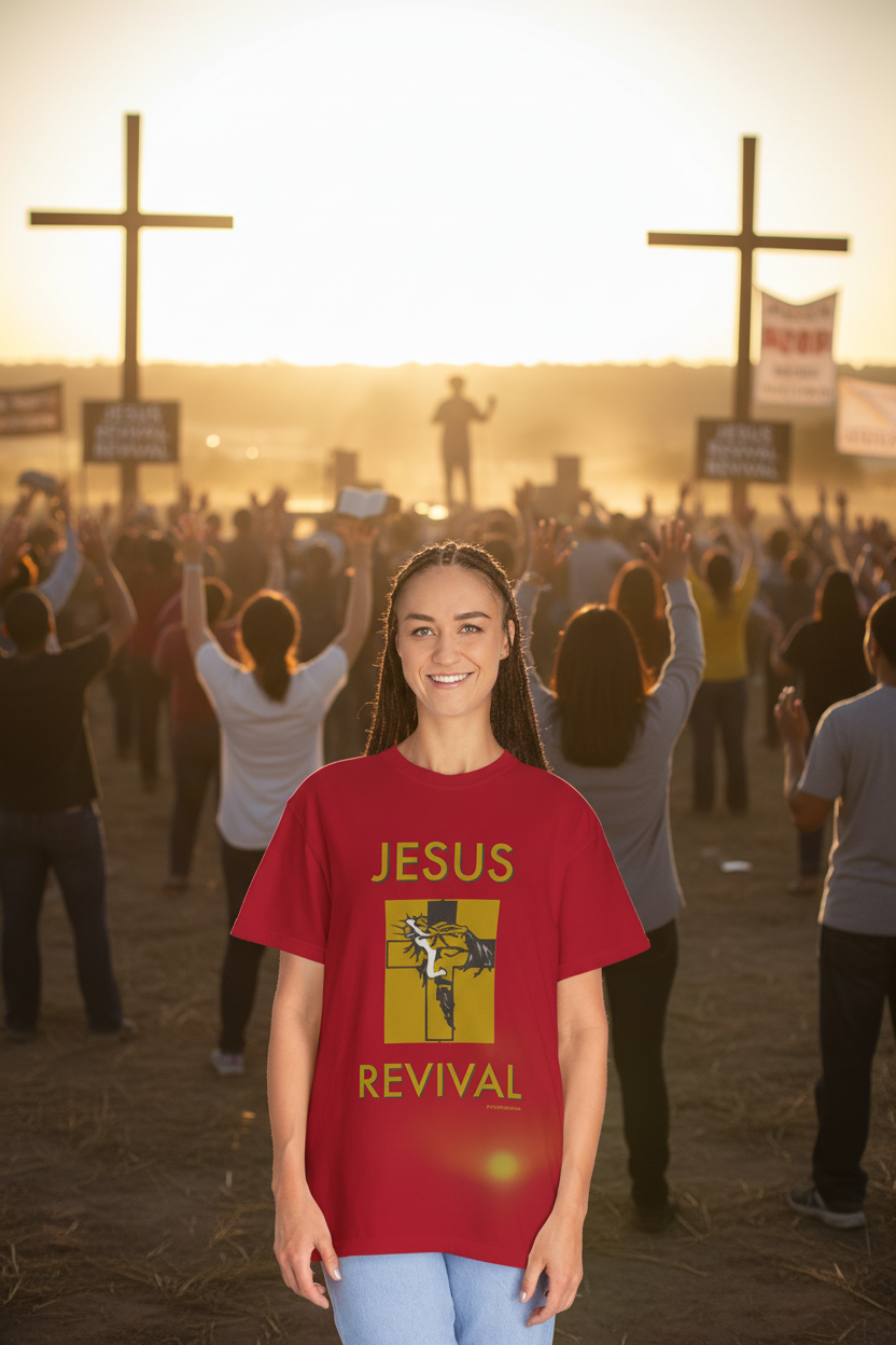 Red T-Shirt Worn