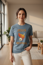 Slate Blue T-Shirt Worn