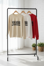 Sweatshirts on Clothing Rack