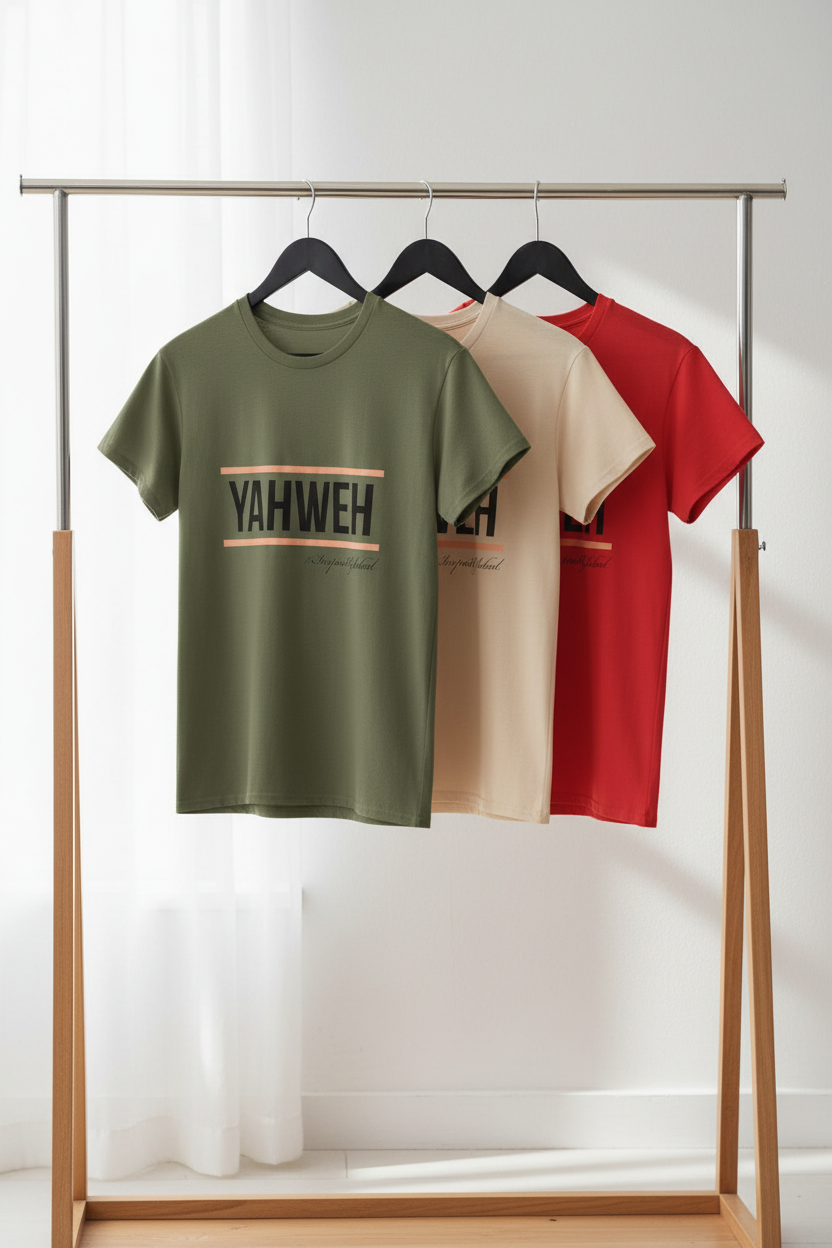 T-Shirts on Clothing Rack