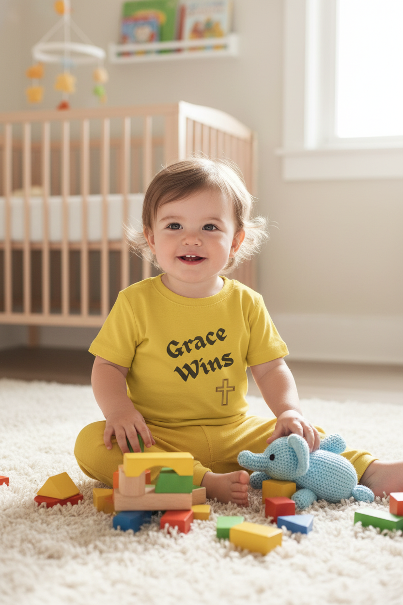 Toddler in Yellow Tee
