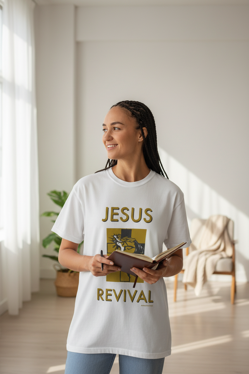 White T-Shirt Worn