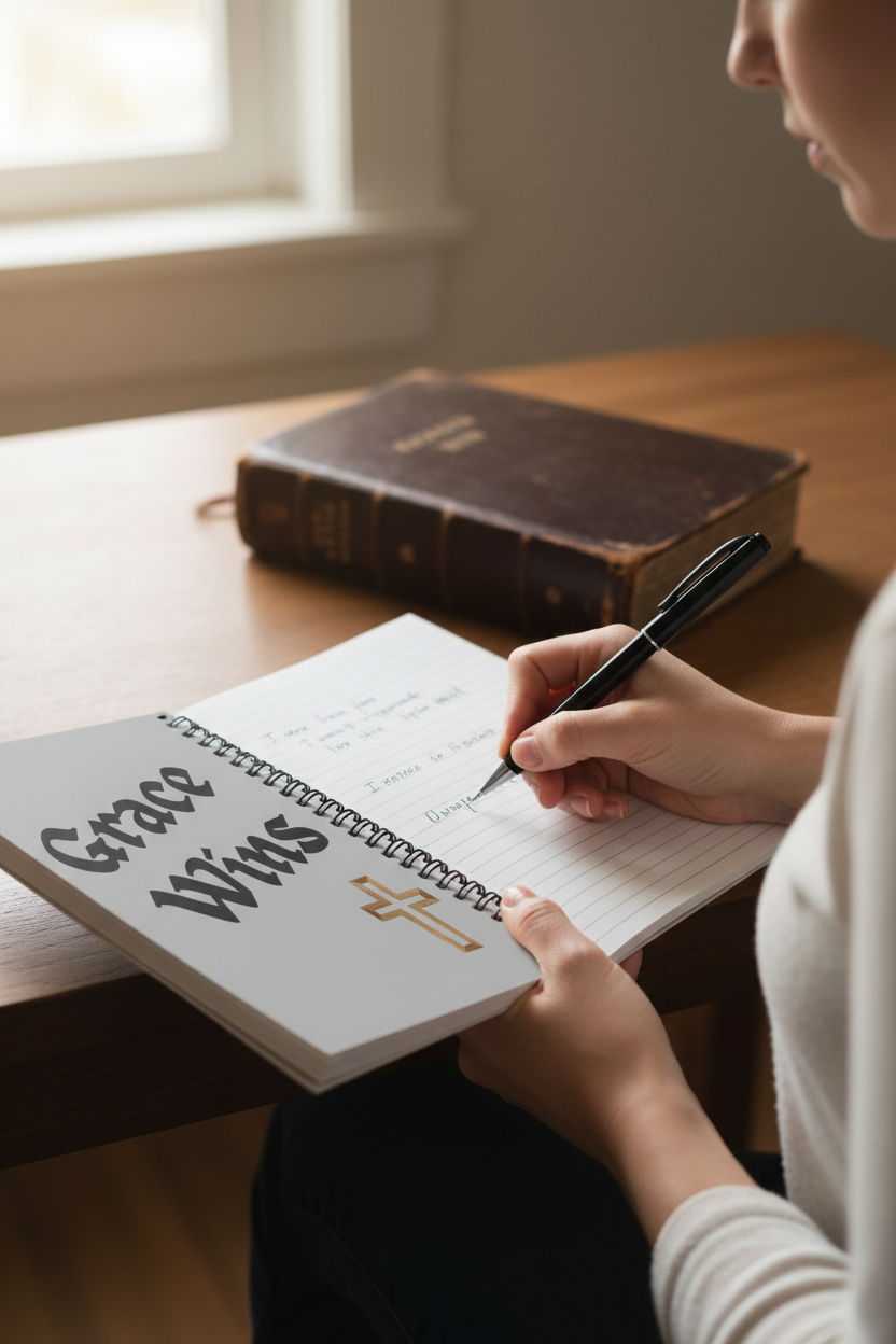 Woman Writing Close-up